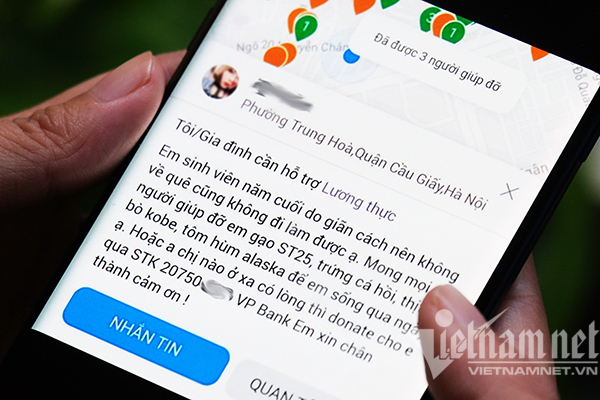 Người dân ở nhà mặt phố, xin cá hồi, thịt bò Kobe trên nền tảng cứu trợ