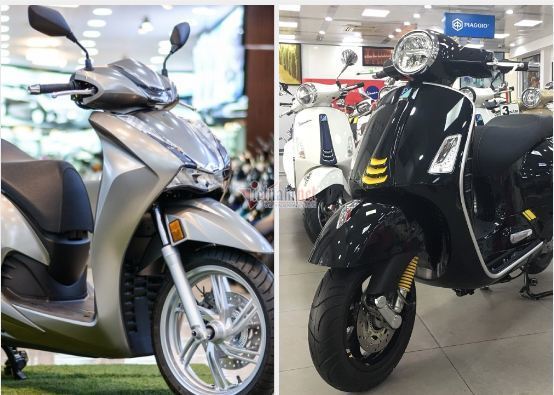 Giá 150 triệu đồng, chọn Vespa SuperTech 300HPE hay Honda SH 350i?