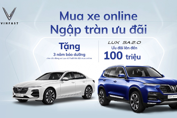 Ngồi nhà ‘chốt’ xe VinFast chỉ trong 5 phút