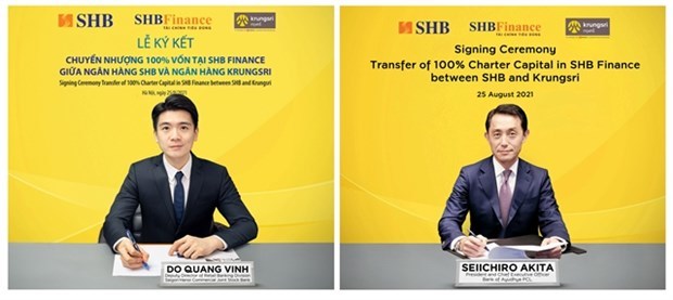 SHB to transfer 100 percent of capital in SHB Finance to Thailand's Krungsri
