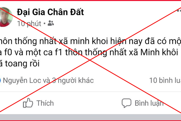 Thanh Hóa liên tục xử phạt các đối tượng xuyên tạc về dịch Covid-19