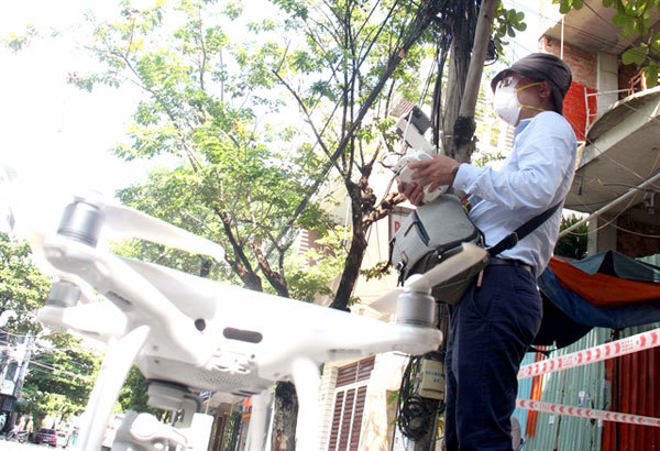 Da Nang awaits permission to use drones for COVID monitoring