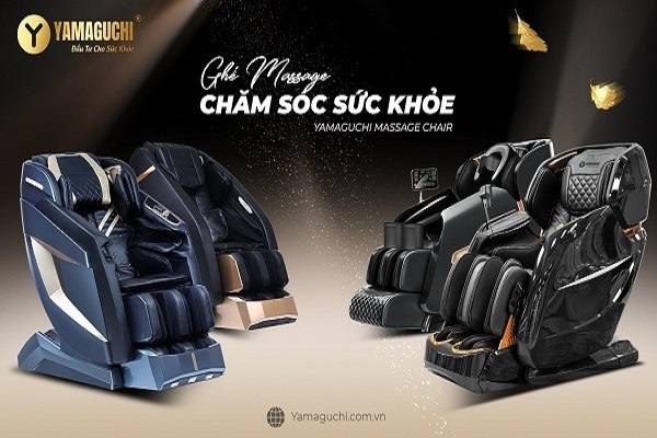 Ghế massage, máy chạy bộ Yamaguchi - giải pháp khỏe đẹp ngay tại nhà
