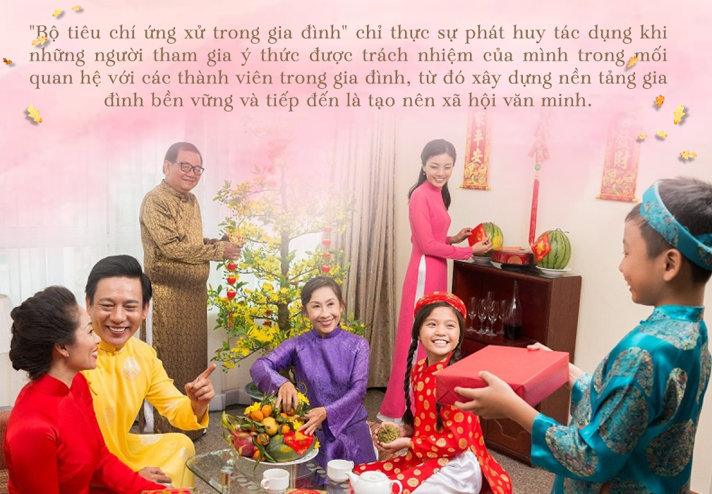 Bộ tiêu chí ứng xử trong gia đình