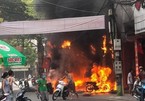 Bắt nghi can ném bom xăng vào cửa hàng xe máy ở Vĩnh Phúc