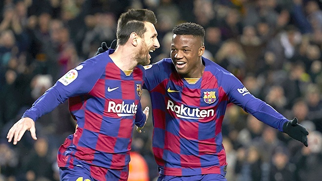 Ansu Fati vượt Messi, xứng đáng kế thừa áo số 10