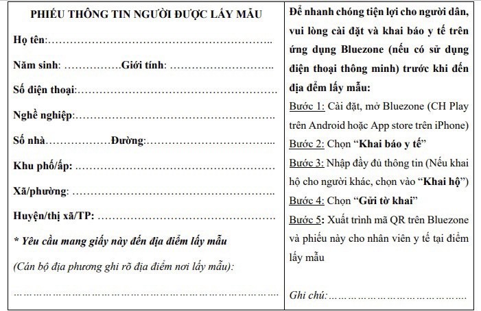 Bình Dương triển khai nền tảng hỗ trợ lấy mẫu, quản lý xét nghiệm thông qua ứng dụng Bluezone