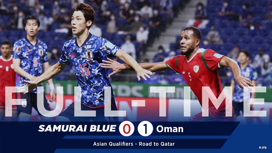 Video highlights Nhật Bản 0-1 Oman: Vòng loại World Cup 2022