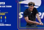 US Open 2021: Zverev dễ dàng lấy vé vòng 3