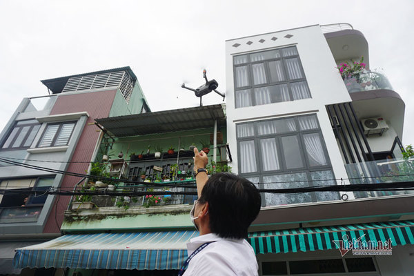 TP.HCM không bay flycam để kiểm soát giãn cách trong khu dân cư