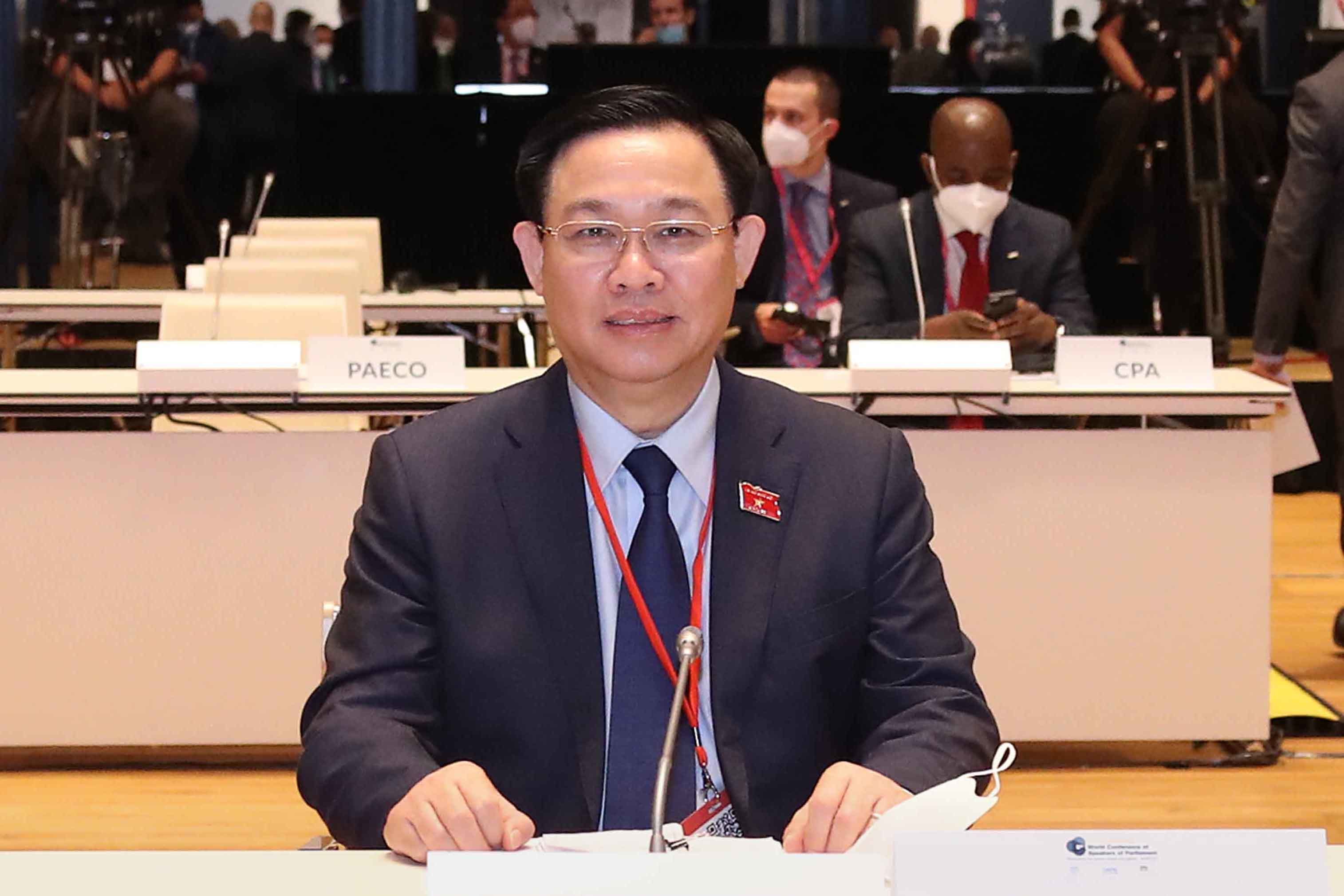 Thông điệp của Chủ tịch Quốc hội gửi tới Hội nghị các Chủ tịch Quốc hội thế giới