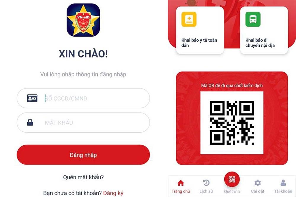 Bộ Công an triển khai app khai báo y tế điện tử