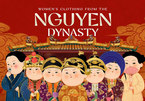 Women’s clothing from the Nguyen Dynasty revived in chibi-style paintings