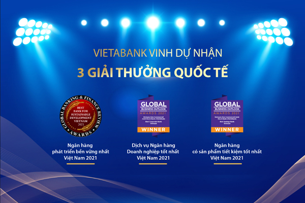 Ngân hàng Việt Á nhận 3 giải thưởng quốc tế lớn