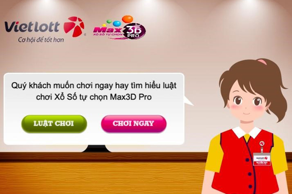 Hàng ngàn người chơi thử xổ số tự chọn Max 3D Pro qua mạng