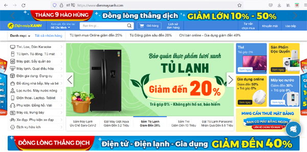 3 website của MWG lọt top 10 trang TMĐT có lượt truy cập cao nhất Việt Nam