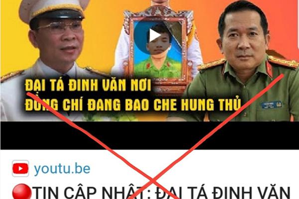 Đại tá Đinh Văn Nơi bác thông tin bịa đặt trên mạng xã hội