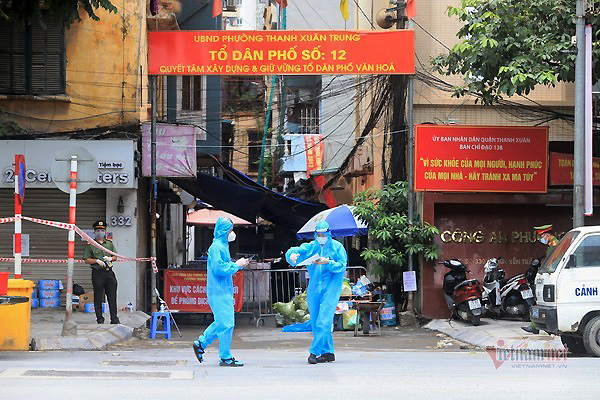 Sáng 13/9, Hà Nội ghi nhận 22 ca Covid-19 ở Thanh Xuân và Hoàng Mai