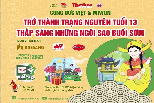 Thi online ‘Trạng nguyên tuổi 13’, nhận giải tới 200 triệu đồng