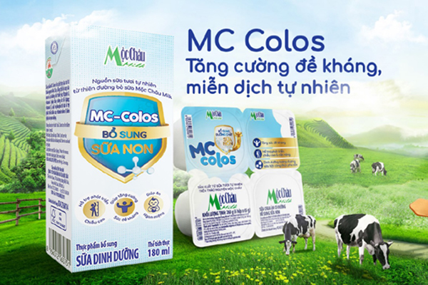 Ra mắt bộ đôi sản phẩm Mộc Châu Milk bổ sung sữa non