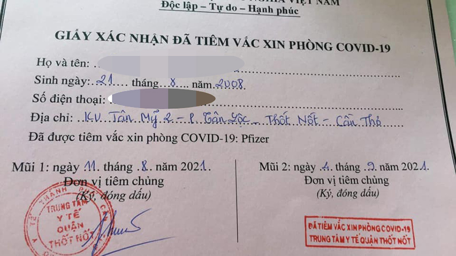 Cần Thơ chấn chỉnh việc tiêm vắc xin Covid