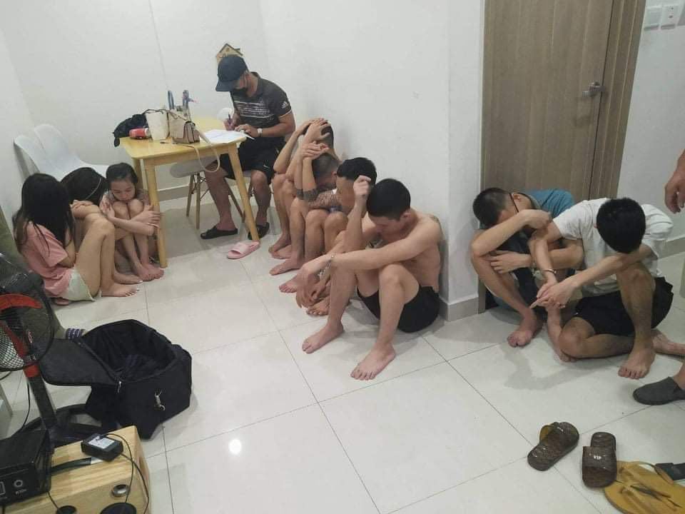 9 nam nữ ‘mở tiệc’ ma túy trong căn hộ cao cấp ở Hà Nội