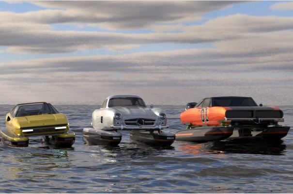 Khi những chiếc ô tô cổ điển cải biến thành thuyền - Công nghệ Đời sống ...
