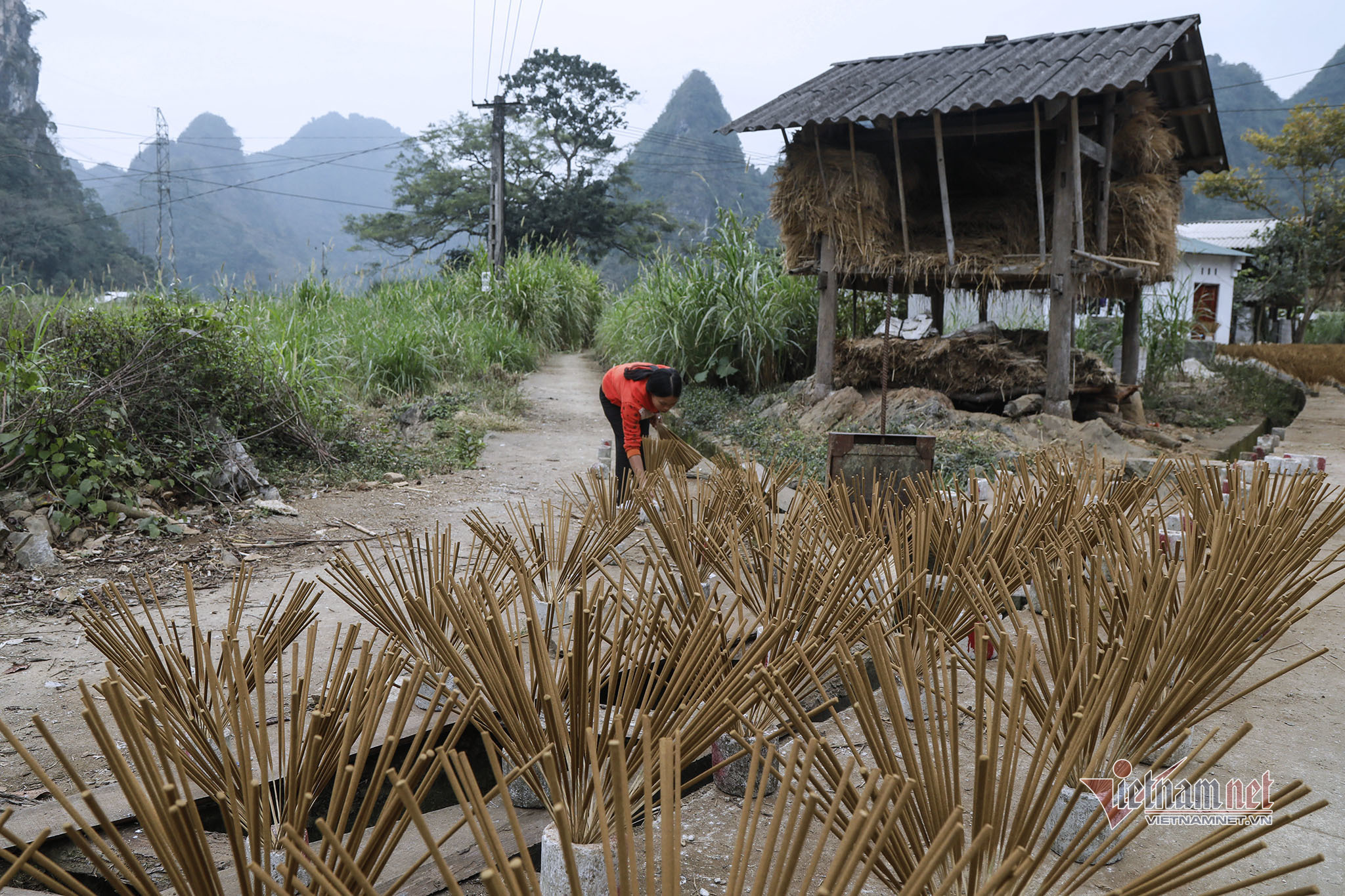 Làng làm hương trăm tuổi của người Nùng An