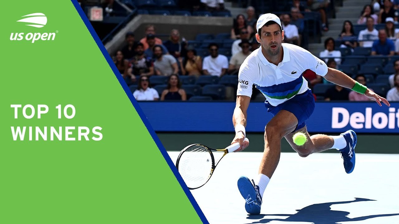 Djokovic lọt top 10 pha ghi điểm winners ngoạn mục nhất US Open 2021