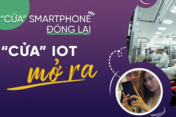 'Cửa' smartphone đóng lại, 'cửa' IoT mở ra