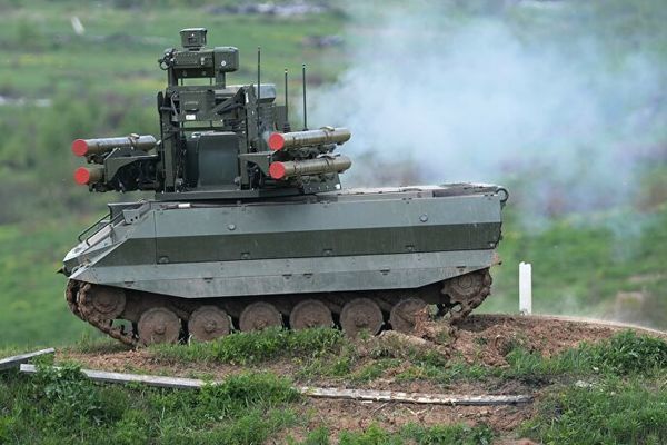 Video Nga trình làng các loại robot chiến đấu tại tập trận Zapad-2021