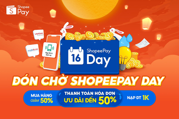 8 ưu đãi đặc biệt tháng 9, chỉ có tại ShopeePay Day