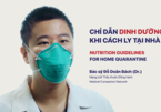 Khuyến cáo mới nhất về dinh dưỡng cho F0, F1 cách ly tại nhà