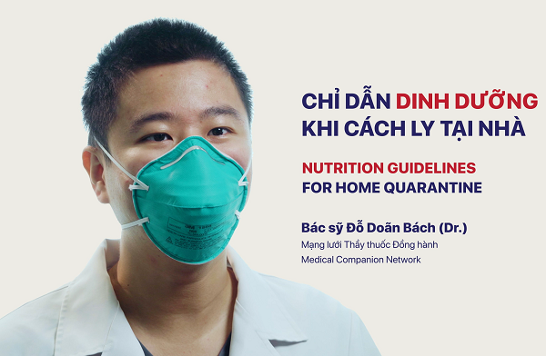 Khuyến cáo mới nhất về dinh dưỡng cho F0, F1 cách ly tại nhà