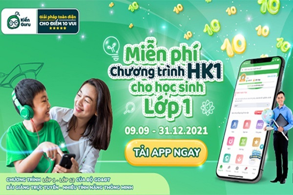 Kiến Guru miễn phí học kỳ đầu cho học sinh lớp 1 - VietNamNet