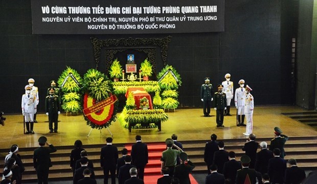 State funeral held for former Defence Minister Phung Quang Thanh