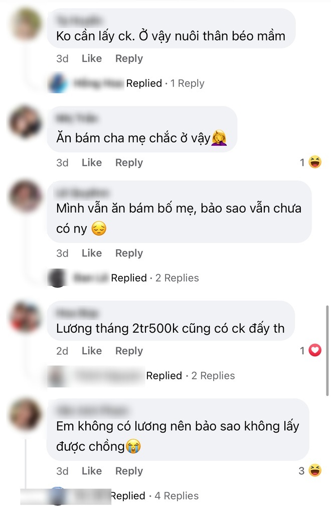 Bùng nổ tranh cãi 'con gái lương 8 triệu thì đừng mong lấy được chồng'