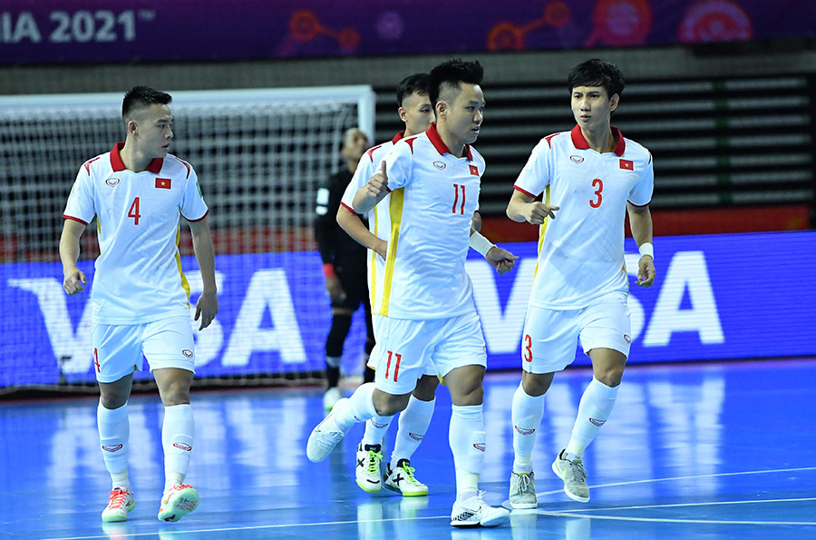 BXH tuyển futsal Việt Nam tại World Cup Futsal 2021