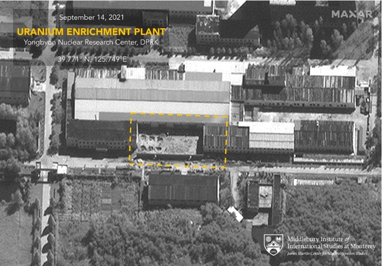 Ảnh vệ tinh cáo buộc Triều Tiên mở rộng cơ sở làm giàu uranium