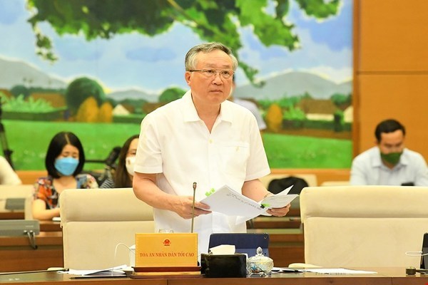 Trình Bộ Chính trị cho ý kiến về tổ chức phiên tòa trực tuyến