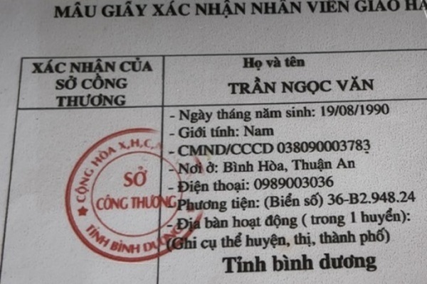 Shipper làm giả con dấu của Sở Công thương để ‘thông chốt’ đi giao hàng