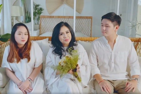 Diva Thanh Lam cùng vợ chồng con gái làm MV tri ân bác sĩ chống dịch