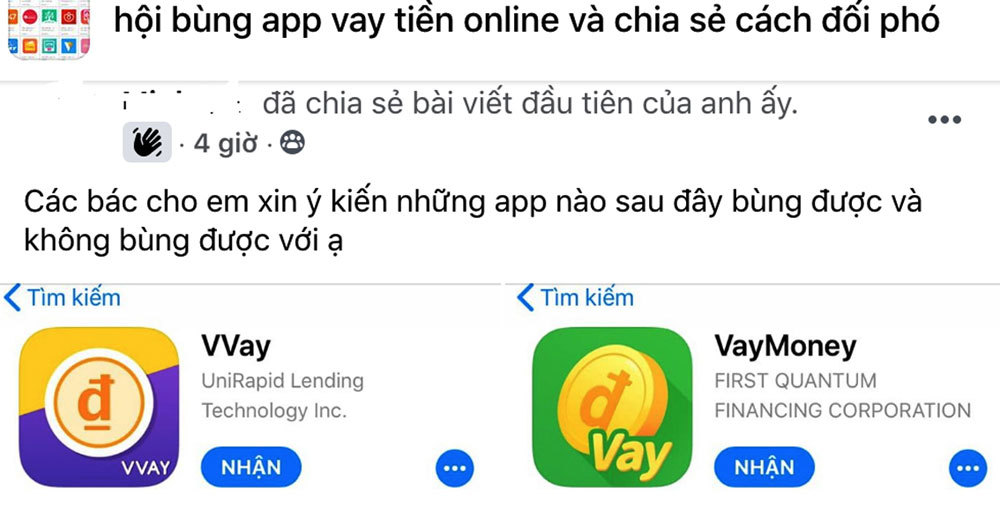 Rủ nhau vay tiền qua app rồi… xù