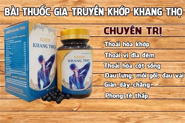 Cẩn trọng với thông tin quảng cáo TPBVSK Khớp Khang Thọ trên một số website