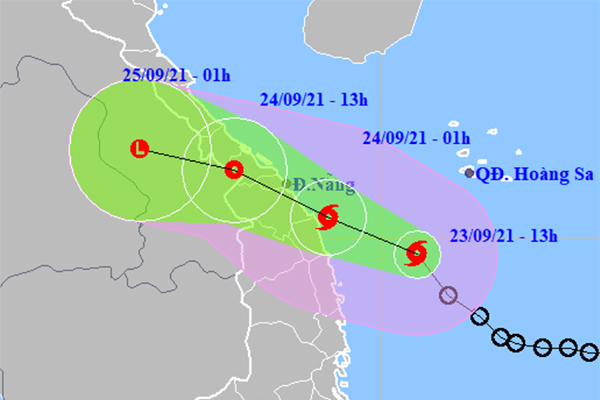 Bão số 6 đi nhanh, giật cấp 10, miền Trung có nơi mưa trên 300mm