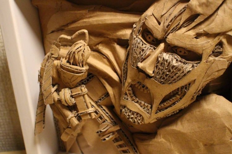 Nghệ sĩ Nhật Bản biến hộp carton thành tác phẩm tuyệt đẹp