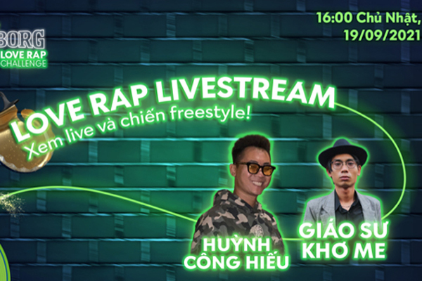 Chàng rapper trẻ freestyle ‘cực cuốn’ trên sóng Love Rap Livestream