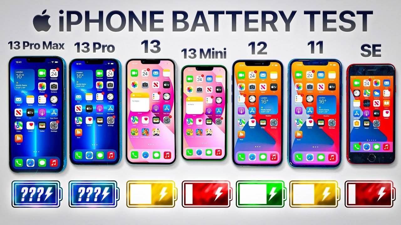 iPhone nào đang có thời lượng pin tốt nhất?
