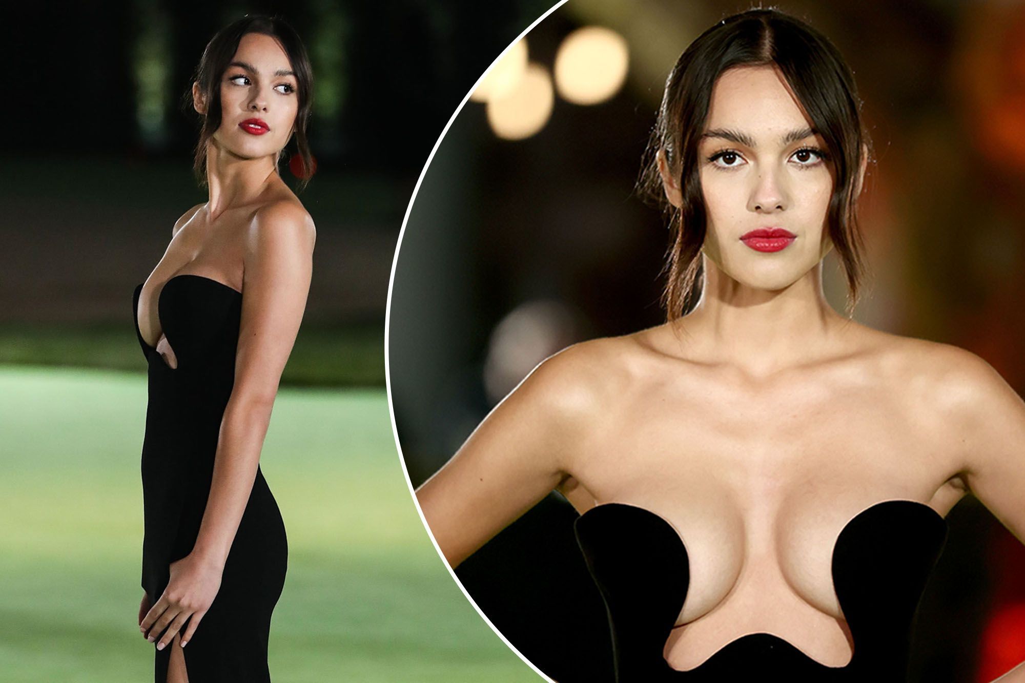 Ca sĩ 18 tuổi mặc váy khoe gần trọn vòng 1 tại sự kiện