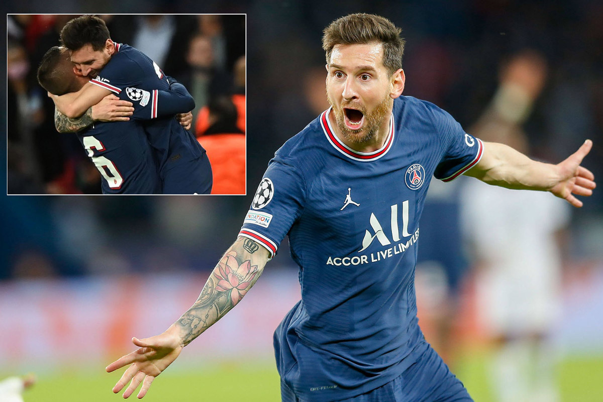 PSG 2-0 Man City, Verratti chiếu sáng Messi